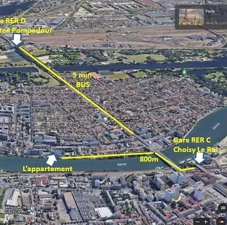 דירה Direct Seine River View, 30min Du Centre De Paris *